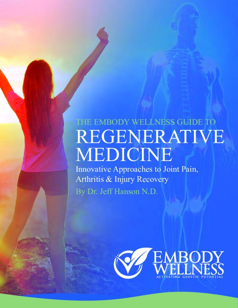 Cover of The Embody Wellness Guide to Regenerative Medicine by Dr. Jeff Hanson, ND